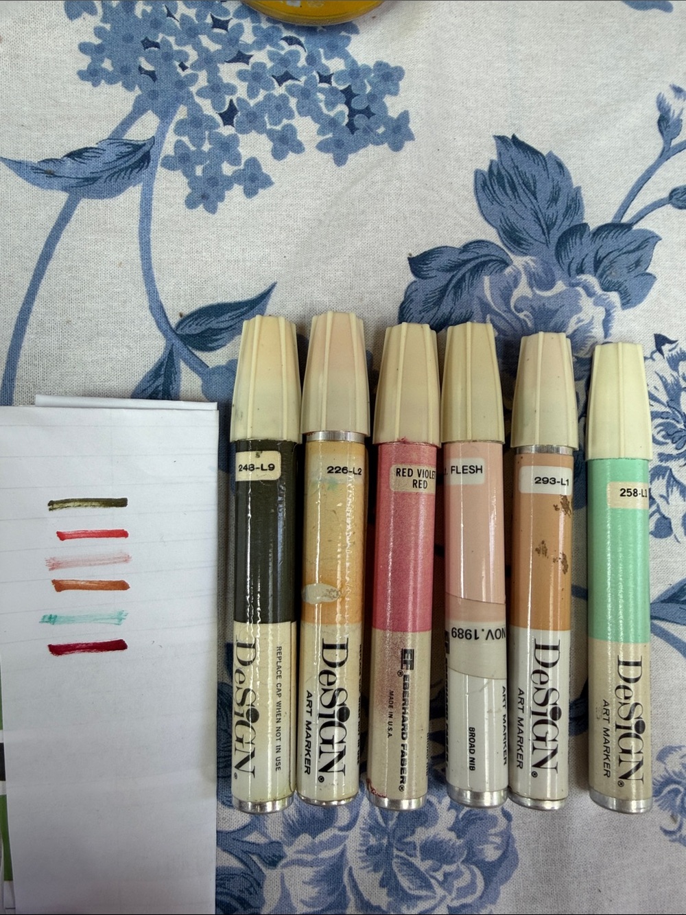 Vintage Eberhard Faber design markers